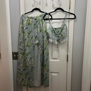 Summer Skirt/crop set